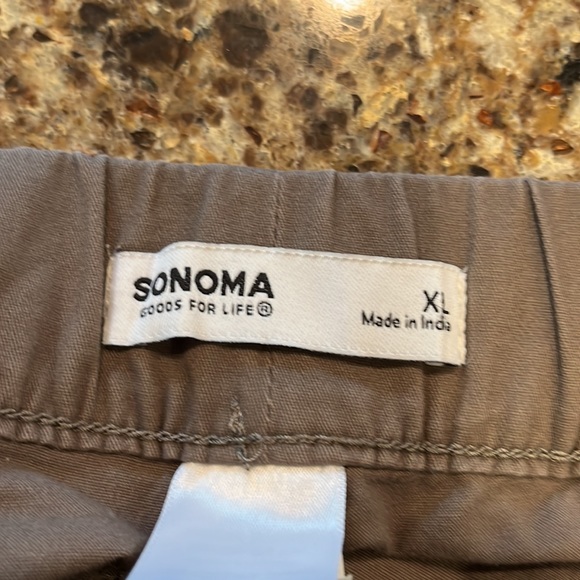 Sonoma Stretch Waist and Cuff Cargo Pants - Picture 3 of 4